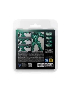 True Metallic Metal: Beetle Green Paint Set (4) - Vallejo 77265 2