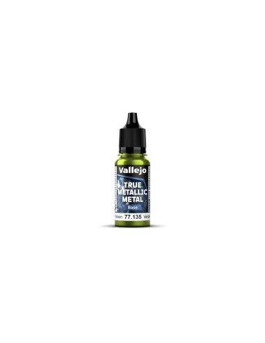 [NO_DESC] True Metallic Metal: Amber Green Paint Set (4) - Vallejo ...