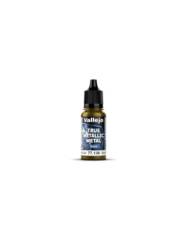 True Metallic Metal: Greenish Gold Paint Set (4) - Vallejo 77267