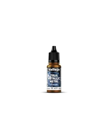 True Metallic Metal: Arcane Gold Paint Set (4) - Vallejo 77268