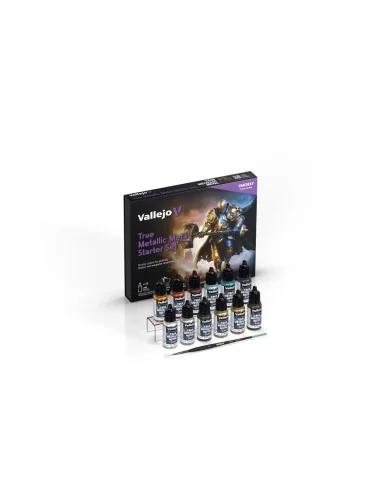 True Metallica Metal: Starter Set (12 colors set) - Vallejo 77272