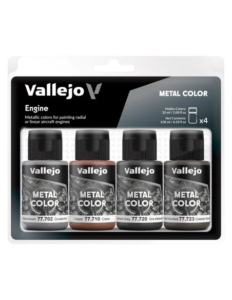 Metal Color: Engine 32 ml - Vallejo 77604