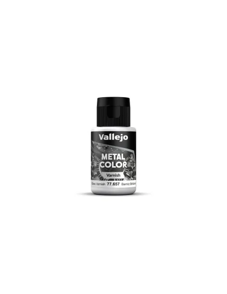 Metal Color: Gloss Metal Varnish 32 ml - Vallejo 77657