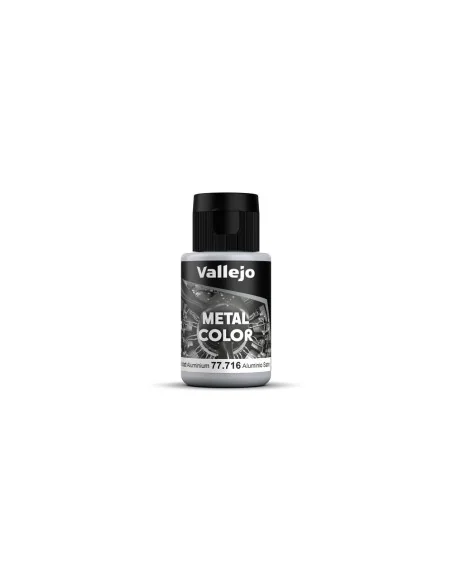 Metal Color: Semi Matt Aluminium 32 ml - Vallejo 77716