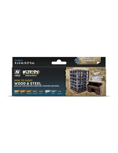 Wizkids: Wood & Steel 8 ml - Vallejo 80256