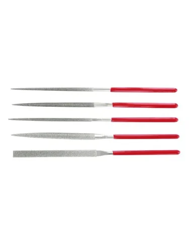 Set of 5 diamond needle files - Vallejo T03002