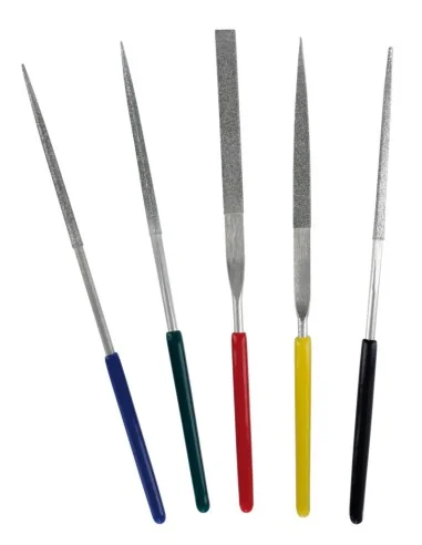 5pc diamond file set 100 mm - Vallejo T03004