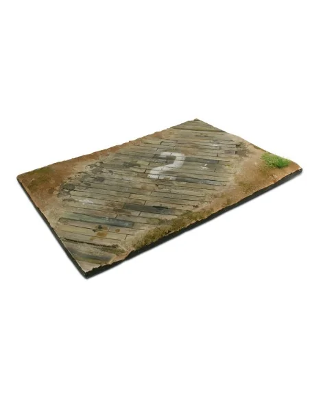 Vallejo Scenics: 31x21 Wooden Airfield surface 31 x 21 cm - Vallejo...