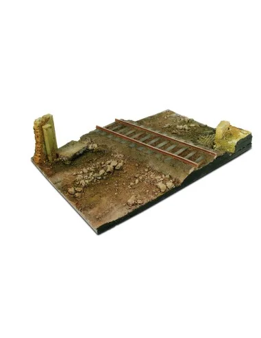 Vallejo Scenics: 31x21 Country Road Cross with Railway section 31 x...