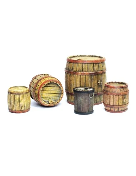 [NO_DESC] Vallejo Scenics: Wooden Barrels - Vallejo SC225
