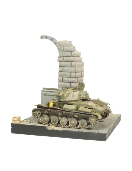 Vallejo Scenics: German Ruined Building 15.5 x 15.5 cm - Vallejo SC003