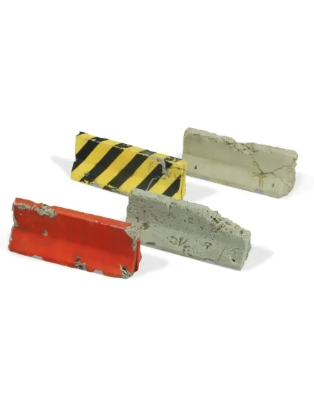 Vallejo Scenics: Damaged Concrete Barriers - Vallejo SC215