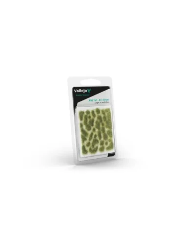 Vallejo Scenery: Wild Tuft Dry Green (6 mm) L - Vallejo SC415