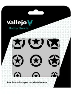 Vallejo Stencils: USAF Marks 125 x 125 mm - Vallejo ST-AIR004