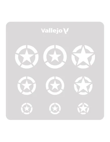 Vallejo Stencils: USAF Marks 125 x 125 mm - Vallejo ST-AIR004