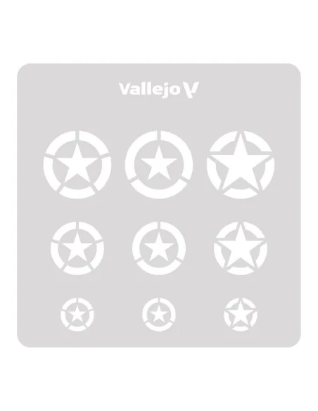 Vallejo Stencils: USAF Marks 125 x 125 mm - Vallejo ST-AIR004