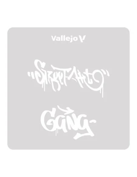 [NO_DESC] Vallejo Stencils: Street Art nº 2 125 x 125 mm - Vallejo ...