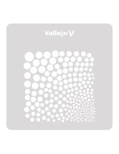 Vallejo Stencils: Circle Textures 125 x 125 mm - Vallejo ST-SF002 2