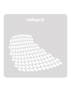 Vallejo Stencils: Distorted Honeycomb 125 x 125 mm - Vallejo ST-SF003 2