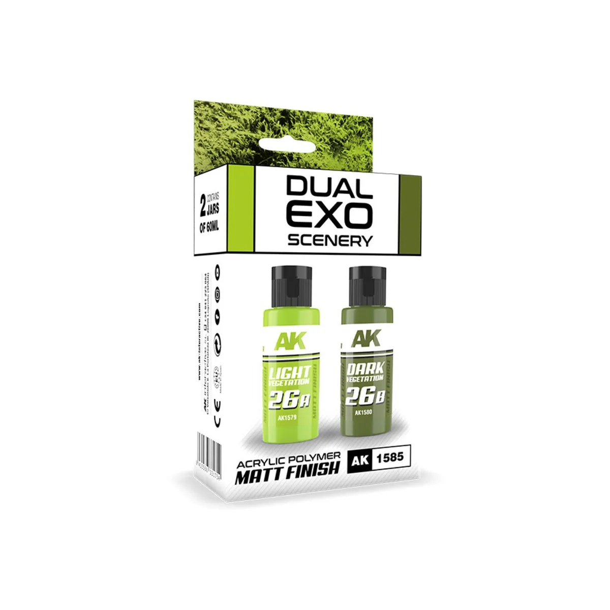 LIGHT VEGETATION & DARK VEGETATION DUAL EXO Set 26 - AK Interactive... LIGHT VEGETATION & DARK VEGETATION DUAL EXO Set 26 - AK Interactive...