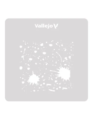 [NO_DESC] Vallejo Stencils: Splash & Stains 125 x 125 mm - Vallejo ...
