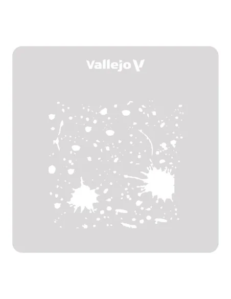 [NO_DESC] Vallejo Stencils: Splash & Stains 125 x 125 mm - Vallejo ...