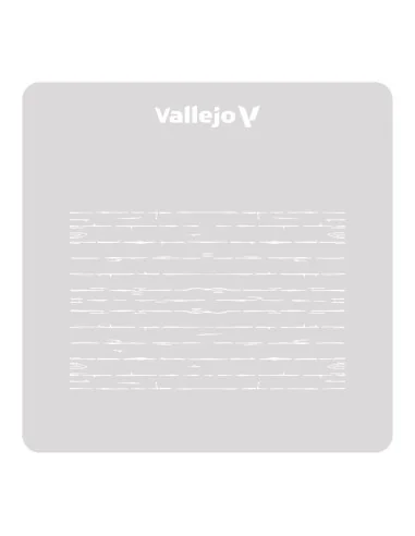 Vallejo Stencils: Wood Texture nº 1 125 x 125 mm - Vallejo ST-TX006