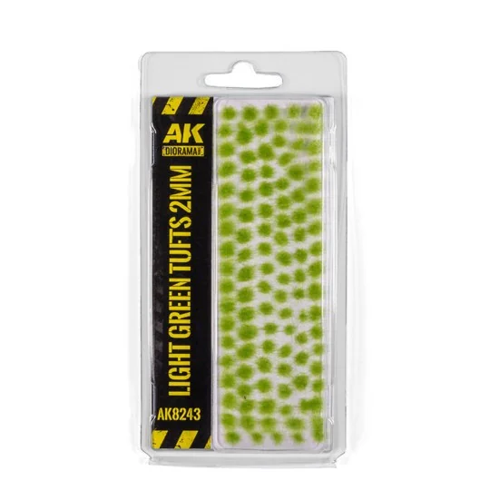 LIGHT GREEN TUFTS 2MM - AK Interactive AK8243