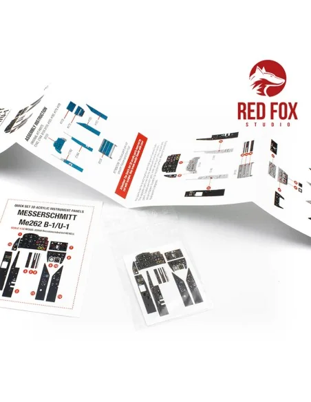 1/32 Messerschmitt Me262 B-1/U-1 (for Revell kit), 1/32 - Red Fox S...