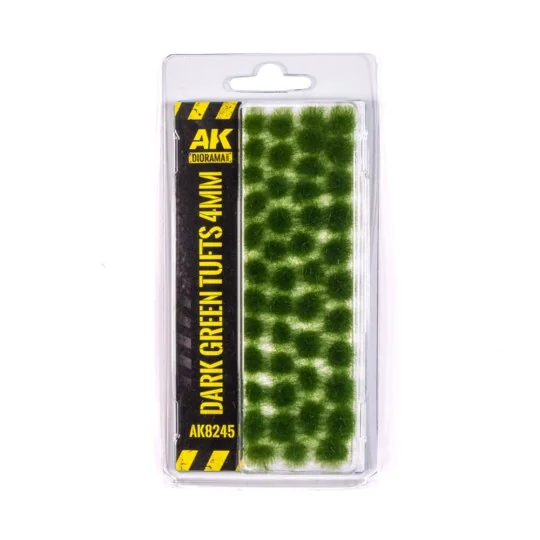 DARK GREEN TUFTS 4MM - AK Interactive AK8245