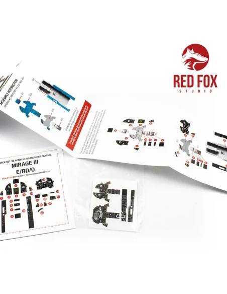 1/32 Mirage III E/RD/O (for Revell kit), 1/32 - Red Fox Studio RFSQ...