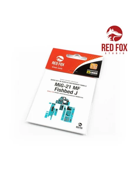 1/32 MiG-21MF Fishbed-J (for Trumpeter kit), 1/32 - Red Fox Studio ...