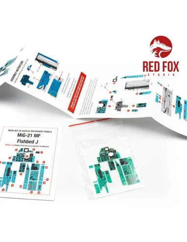 1/32 MiG-21MF Fishbed-J (for Trumpeter kit), 1/32 - Red Fox Studio ...