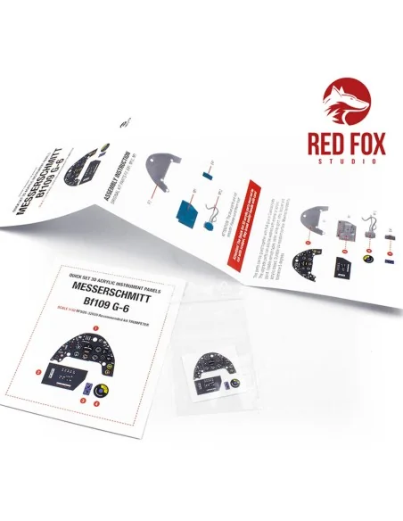 1/32 Messerschmitt Bf 109G-6 (for Trumpeter kit), 1/32 - Red Fox St...