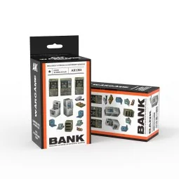 BANK SET WARGAME (RESIN 30-35MM) - AK Interactive AK1353