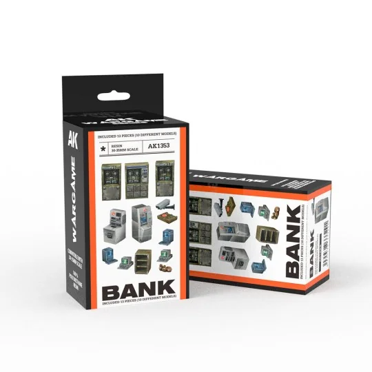 BANK SET WARGAME (RESIN 30-35MM) - AK Interactive AK1353