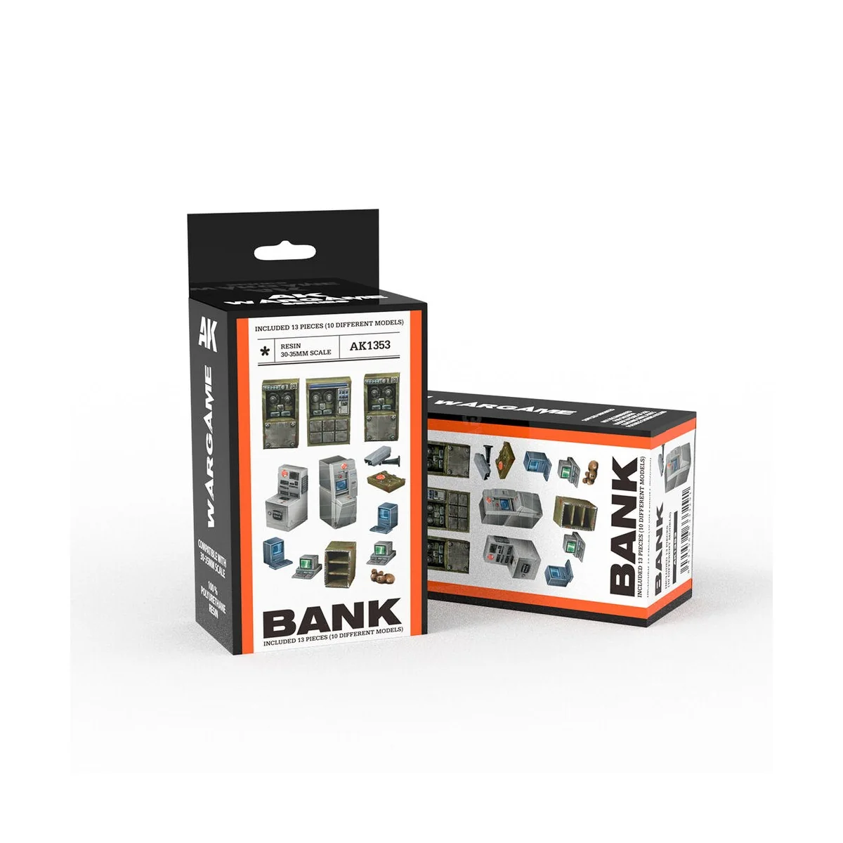 BANK SET WARGAME (RESIN 30-35MM) - AK Interactive AK1353