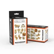 BATHROOM SET WARGAME (RESIN 30-35MM) - AK Interactive AK1354