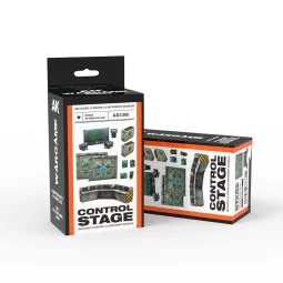 CONTROL STAGE SET WARGAME (RESIN 30-35MM) - AK Interactive AK1355