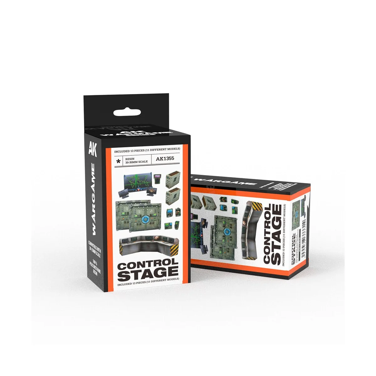 CONTROL STAGE SET WARGAME (RESIN 30-35MM) - AK Interactive AK1355