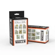 DEFENSIVE WALLS SET WARGAME (RESIN 30-35MM) - AK Interactive AK1356