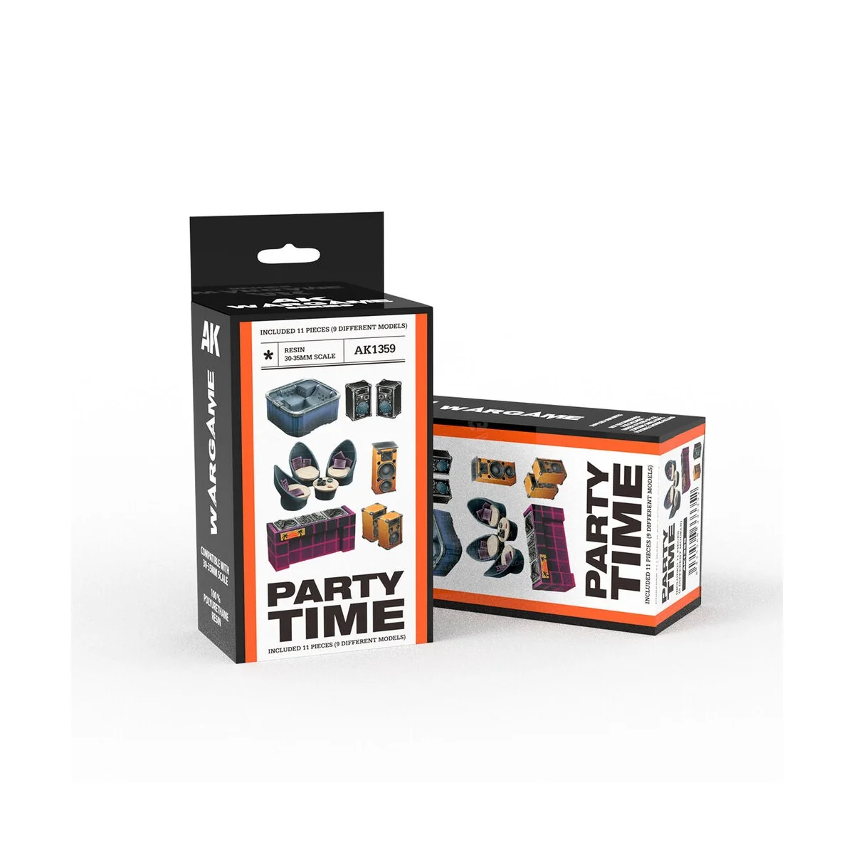 PARTY TIME SET WARGAME (RESIN 30-35MM) - AK Interactive AK1359