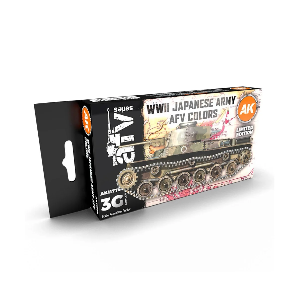 WWII Japanese Army AFV Colors SET 3G - AK Interactive AK11774