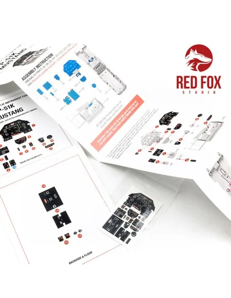 1/32 P-51K Mustang (for Tamiya kit), 1/32 - Red Fox Studio RFSQS-32039