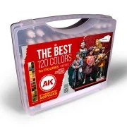 3G PLASTIC BRIEFCASE 120 FIGURE COLORS - AK Interactive AK11704