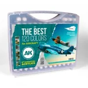 3G PLASTIC BRIEFCASE 120 AIRCRAFT COLORS - AK Interactive AK11706