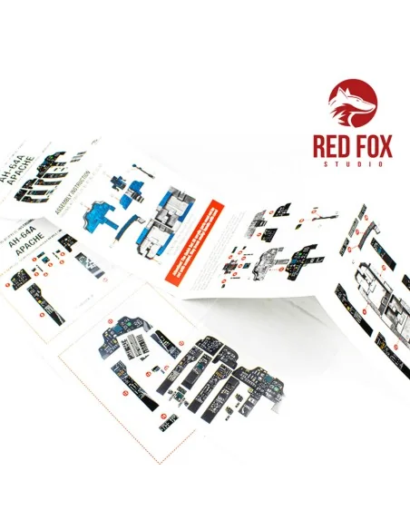1/32 AH-64A Apache (for Revell Kit), 1/32 - Red Fox Studio RFSQS-32048