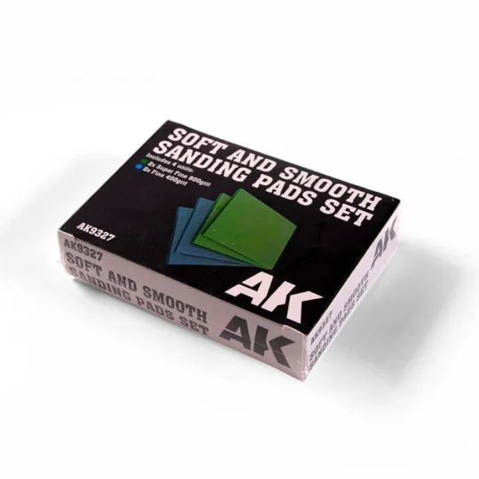 Soft and Smooth Sponge Sandpaper SET 4 units - AK Interactive AK9327
