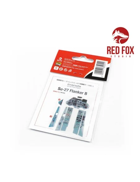 1/32 Sukhoi Su-27 Flanker B (for Trumpeter kit), 1/32 - Red Fox Stu...