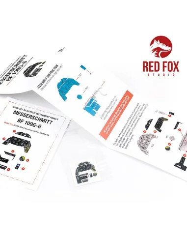 1/32 Messerschmitt Bf 109G-6 (for Hasegawa kit), 1/32 - Red Fox Stu...